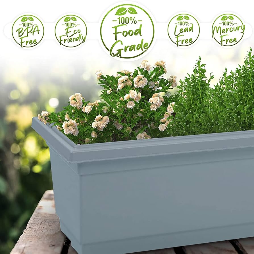 Amazon.co.jp: Outland Living 長方形プラスチックプランター